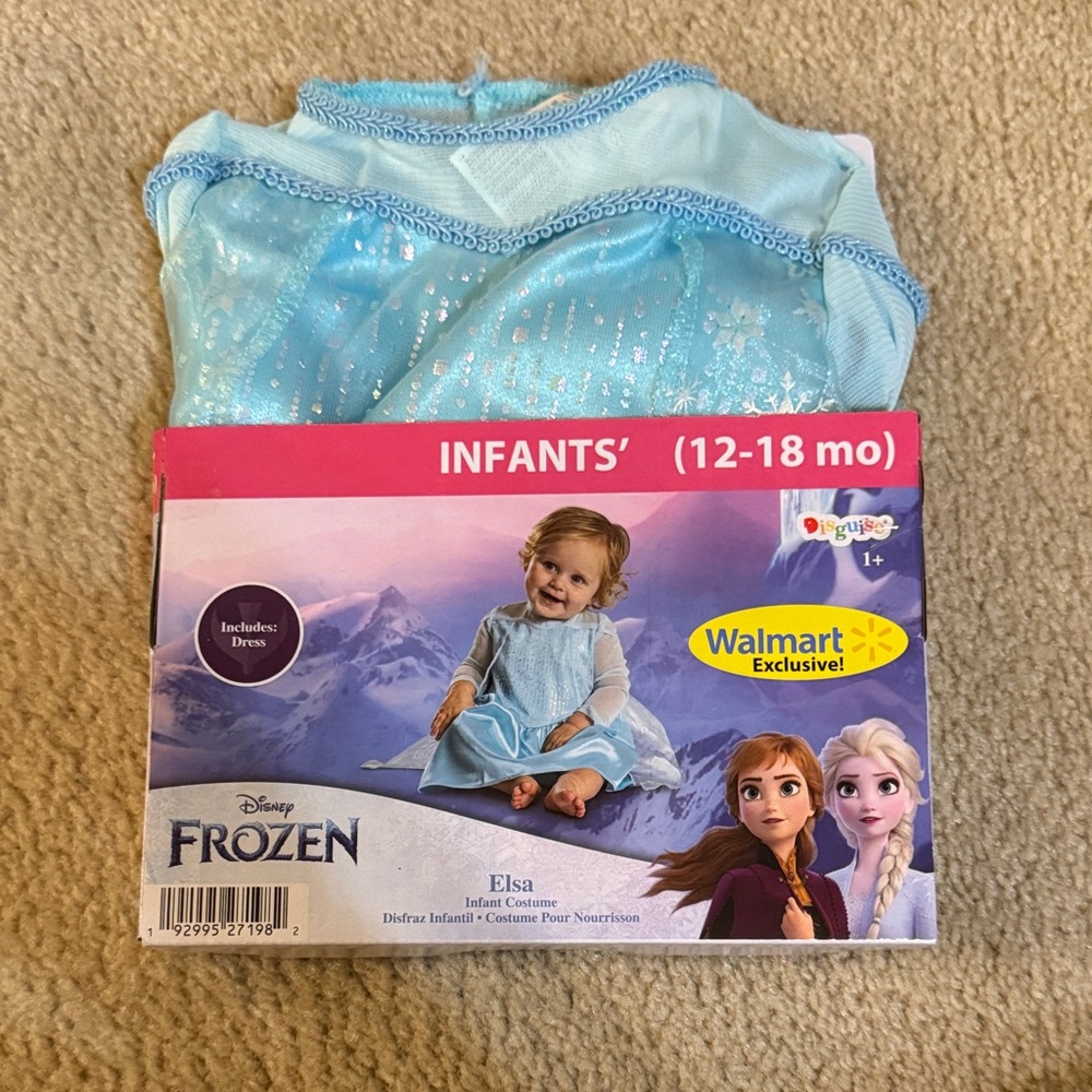 Disney Frozen Elsa Blue Infant Dress/Costume